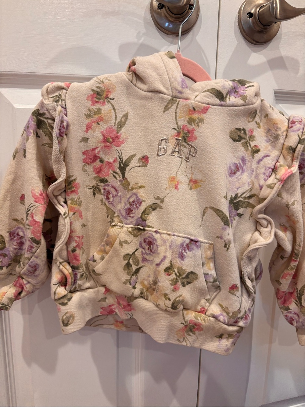 Gap x Love Shack Fancy Floral Cream Toddler Girls Sweatshirt